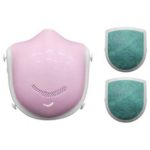 New 
                        
                            Q5 Reusable Smart Electrical Air Filter Mask For Anti Dust Pollution Smog Facemask – Pink