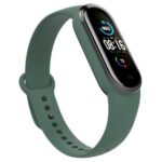 New Replacement Silicon Bracelet Strap Band for Xiaomi Mi Band 5 – Green