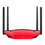 New TP-LINK AX1800 WiFi 6 Gigabit 2.4GHz and 5GHz Dual Frequency Wireless Router 1775Mbps Speed BSS Coloring WPA3 Encryption Protocol APP Control Support IPv6 – Red