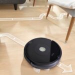 New iRobot Roomba 615 Intelligent robot vacuum cleaner 3-Stage Cleaning System Dirt Detect Sensor 90 Minutes Running Time Anti -Drop For Pet Hair Carpets And Hard Floors – Black