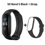 New Xiaomi Mi Band 5 Smart Bracelet Bluetooth 5.0 Sports Fitness Tracker Chinese Version Black + Black Strap