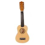 New 21″ Beginners Acoustic Guitar 6 String Practice Music Instruments – Wood Color