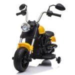 New Kids Electric Ride On Motorcycle With Training Wheels 6V – Yellow