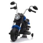 New Kids Electric Ride On Motorcycle With Training Wheels 6V – Blue