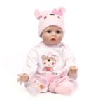 New 22 Inch Cute Simulation Baby Infant Toy – Pink