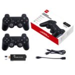 New PS3000 64GB 4K Retro Game Stick with 2 Wireless Gamepads 10000+ Games Pre-installed