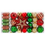 New 88 Pieces Shatterproof New Year Christmas Family Wedding Party Decoration Balls – Colorful