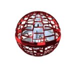 New Flynova Pro Flying Spinner Boomerang Interactive Toys with 360 Degree Rotation Dynamic RGB Lights – Red