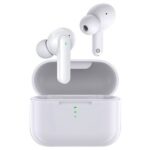 New QCY T11 Hifi Dynamic Armature TWS Earbuds with 4 Mics Noise Isolation Quick Charge APP Control- White