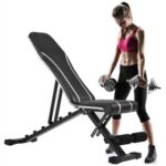 New Merax TREXM Adjustable Flat Incline Weight Bench Utility Weight Exercise Fitness for Body Workout – Black