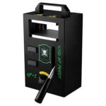 New KP-1 Tech-L Rosin Hot Press Machine 4.5 x 4.7 Inch 1000W Power with 4 Heating Rods for Pressing Large Batches – Black