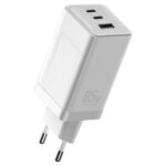 New GaN-P60 GaN 65W USB C Charger Quick Charge 3.0 QC3.0 PD3.0 USB-C Type C Fast USB Charger For iPhone 12 Pro Max Macbook for Tablet Laptop Notebook – White EU Plug