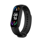 New Xiaomi Mi Band 6 Smart Bracelet Heart Rate Oximetry Monitor 1.56 inch Screen Bluetooth 5.0 50 Meters Water Resistance 30 Sports Modes CN Version – Black