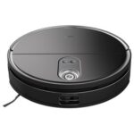New 360 S10 Robot Vacuum Cleaner 3300Pa Suction Vacuuming Sweeping Mopping Integrated Triple-eye LiDARs Navigation 3D Obstacle Avoidance UItra-slim Design Auto Carpet Detection 5000mAh Battery 520ml Water Tank Alexa Google Assistant APP Control – Black
