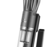 New MOOSOO Pro Car Cordless Handheld Vacuum Cleaner 12KPa Suction 15 Minutes Running Time – Black