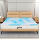 New 2-Inch Thick Gel Memory Foam Mattress Topper, Moisture-proof and Breathable, Relieve Pressure Points (Only Mattress) – King Size