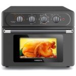 New WEESTA KA23T Air Oven 23QT Capacity 1500W Power with Air Fry, Roast, Toast, Broil, Bake Function – Gray
