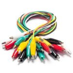 New KAIWEETS KET02 Electrical Alligator Clips with Wires Test Leads Sets 10PCS