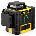 New KAIWEETS KT360A Self Leveling Laser Level, 3 X 360, 3D laser level for Picture Hanging, Horizontal/Vertical Line Laser