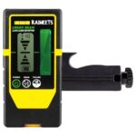 New KAIWEETS LR100G Laser Detector, Double-sided Receiver, Working Range Up to 196ft, Adjustable Beeper, Rod Clamp