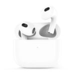 New Air Plus 4 Bluetooth 5.2 TWS Earbuds Up to 30H Playtime Pop Up Pairing 220mAh Wireless Charging Dock Touch Control – White