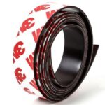 New 25m/roll 15mm Wide * 1 mm Thick Self Adhesive Flexible Soft Magnetic Strip Rubber Magnet Tape