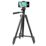 New 3120 Phone Tripod Stand 40inch Universal Photography for Gopro iPhone Samsung Xiaomi Huawei Phone Aluminum Travel Tripod – Black