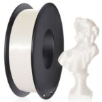 New Makibes 3D Printer 1Kg Silk PLA Filament 1.75mm 2.2LBS per spool 3D Printing Material – White