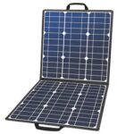 New Flashfish SP50 50W 18V Solar Panel with 4 DC Connectors Portable Foldable PV Panels Monocrystalline Solar Panel