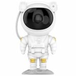 New Astronaut Galaxy Projector Starry Sky Night Light with 8 Nebula Effects 90 Degree Rotating Head 360 Degree Rotating Arms