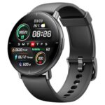 New Mibro Lite V5.0 Bluetooth Smartwatch 1.3 Inch AMOLED Screen 15 Sports Modes Heart Rate Sleep Monitoring IP68 Water-Resistant 230mAh Battery Multi-language – Black