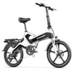 New ZHENGBU 20″ K6S Electric Bike 500W Motor Shimano 7-Speed 48V 10Ah Battery Commuter Folding Electric Bike – Black