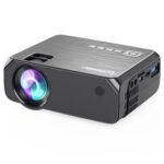 New Bomaker GC355 Native 720P Projector 200 ANSI Lumens iOS Android Wireless Screen Mirroring – Gray