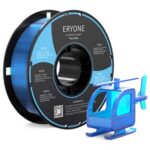 New ERYONE PETG Filament for 3D Printer 1.75mm Tolerance 0.03mm 1KG(2.2LBS)/Spool – Transparent Blue
