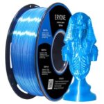 New ERYONE Silk PLA Filament for 3D Printer 1.75mm Tolerance 0.03mm 1kg (2.2LBS)/Spool – Blue
