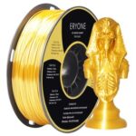 New ERYONE Silk PLA Filament for 3D Printer 1.75mm Tolerance 0.03mm 1kg (2.2LBS)/Spool – Gold