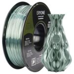 New ERYONE Silk PLA Filament for 3D Printer 1.75mm Tolerance 0.03mm 1kg (2.2LBS)/Spool – Dark Green