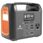 New GOLABS R150 Portable Power Station 204Wh LiFePO4 Battery for Outdoors Camping Fishing Hiking Emergency Home – Orange