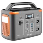 New GOLABS i200 Portable Power Station 256Wh LiFePO4 Battery for Outdoors Camping Fishing Hiking Emergency Home – Orange