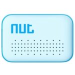 New Nut Mini F6 Smart Tag Bluetooth Tracker Key Finder Locator Anti Lost Found Alarm For Security Protection Blue