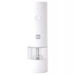 New Xiaomi Youpin Huohou Electric Automatic Mill Pepper and Salt Grinder Charger Version & Ceramic Grinding Core – White
