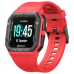 New Zeblaze Ares Ultra-light Bluetooth Smartwatch 1.3 inch IPS Touch Screen Heart Rate Blood Pressure Monitor 30M Water-Resistant 170mAh Battery 15 Days Standby Time – Red