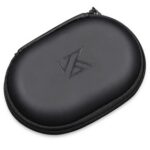New KZ Oval Case Protective Bag for Earphone Storage Portable – Black