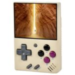 New Miyoo Mini 64GB Handheld Game Console, 8000 Games, 2.8Inch IPS Screen, One Click Archive, 4-5 Hours Battery Life, CPS FBA FC GB GBA GBC WSC SFC MD PS Simulators, Grey
