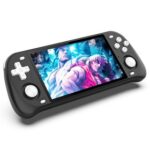New POWKIDDY RGB10 Max2 Retro Open Source System Handheld Game Console 128GB RK3326 5.0-Inch IPS Screen 3D Rocker Gift Black