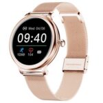 New SENBONO NY33 Women Smartwatch Full Touch Screen Sports Watch IP68 Waterproof Fitness Tracker for iOS Android Gold