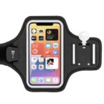 New Fitness Running Armband Phone Holder Bag Waterproof, 6.1 Inch for iPhone 11/12/12 Pro mini – Black