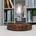 New HCNT SIM10-PD Wooden Design Magnetic Levitating Light Bulb Floating LED Table Lamp