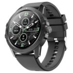 New KUMI GW2 Smartwatch 1.32” HD Color Screen with Bluetooth Call Heart Rate Monitoring Multi-Sport Modes – Black