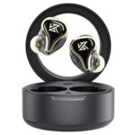 New KZ SK10 Pro TWS Earphones Bluetooth 5.2 Wireless Hybrid HiFi Gaming Earbuds Noise Cancelling – Black